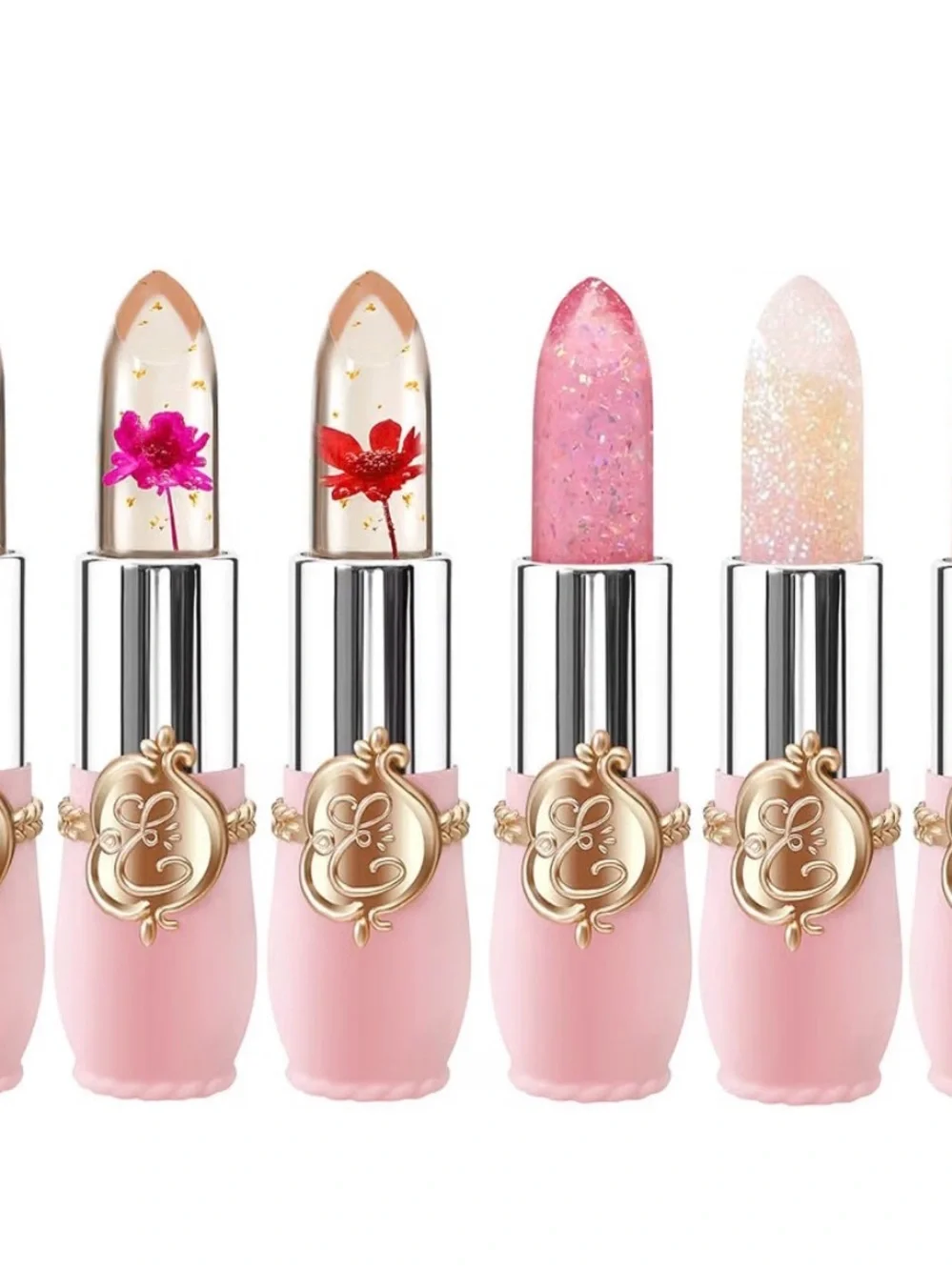 Floral Jelly Lipstick - Pink Shades